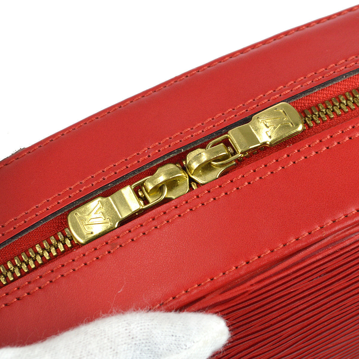 Louis Vuitton Sablon Red Epi
