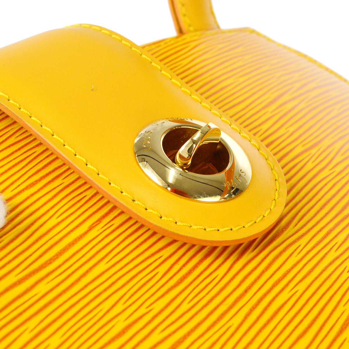 Louis Vuitton Cluny Shoulder Bag Yellow Epi
