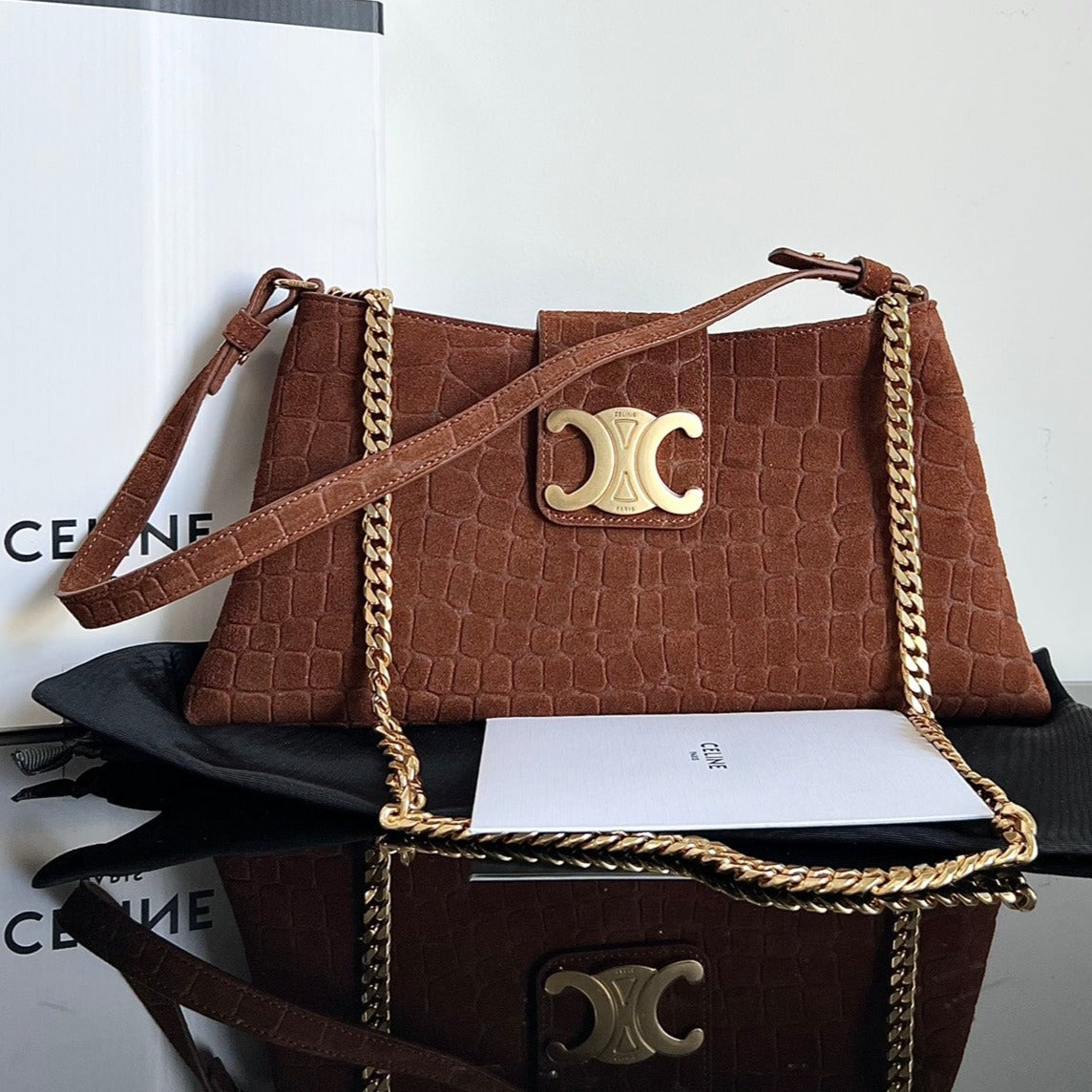 WILTERN TRIOMPHE BAG 31 ORIGINAL SIENNA BROWN LEATHER | Studio Nafay