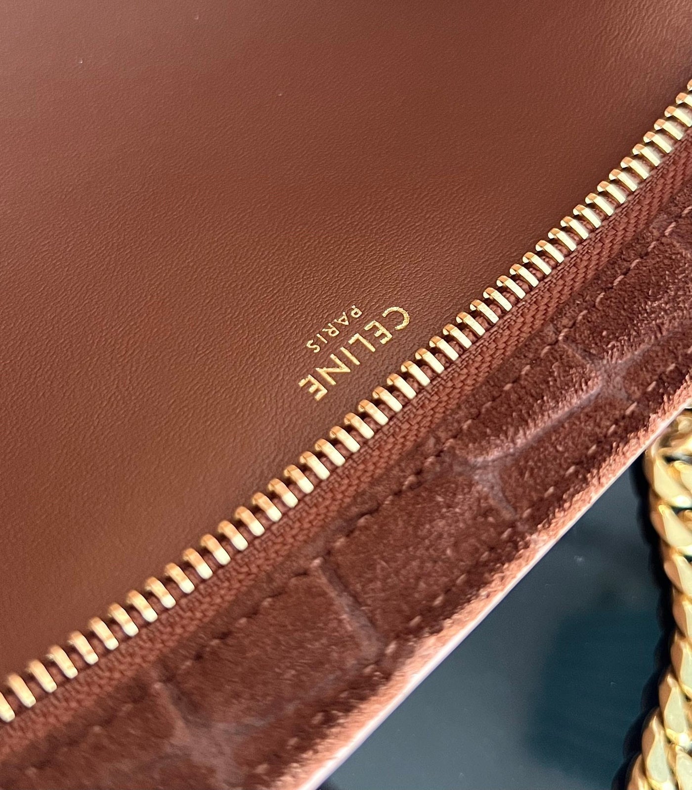 WILTERN TRIOMPHE BAG 31 ORIGINAL SIENNA BROWN LEATHER - Product Image 9