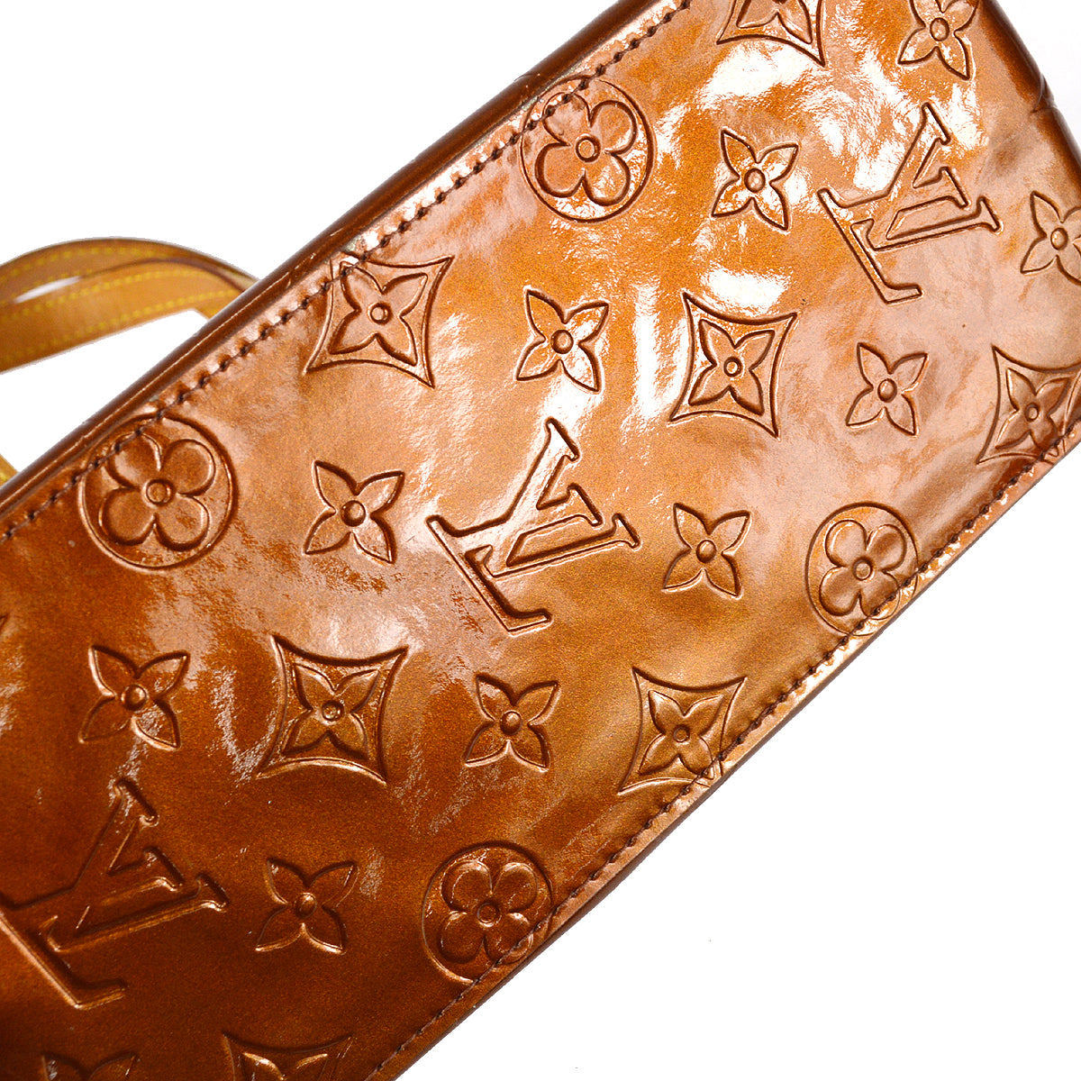 Louis Vuitton Bronze Vernis Reade PM Tote Handbag