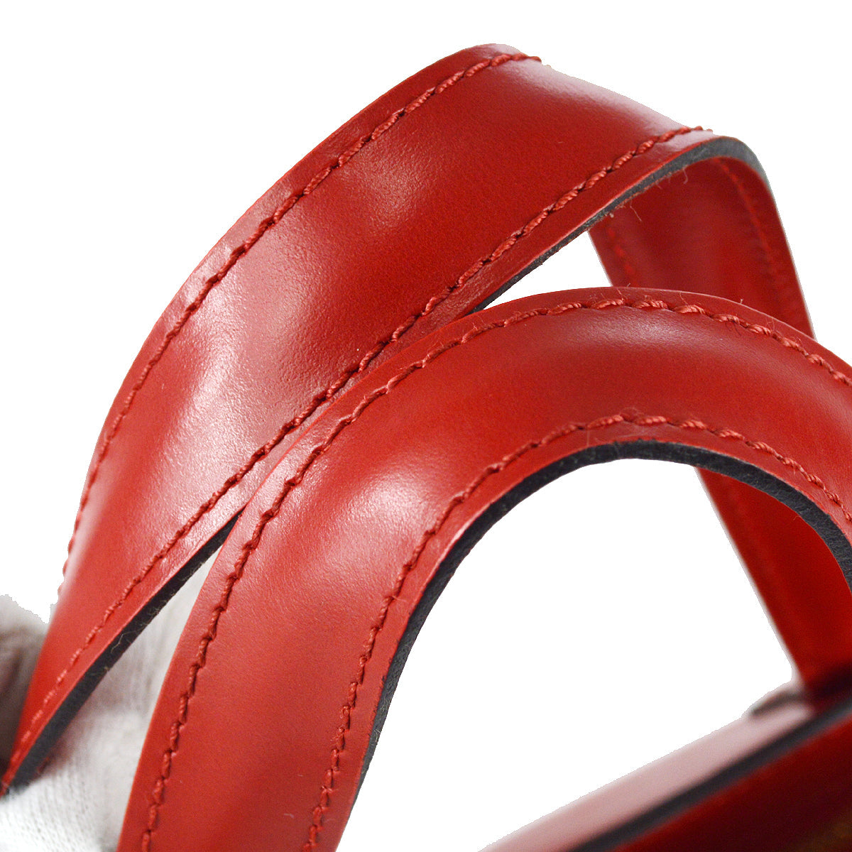 Louis Vuitton Red Epi Saint Jacques