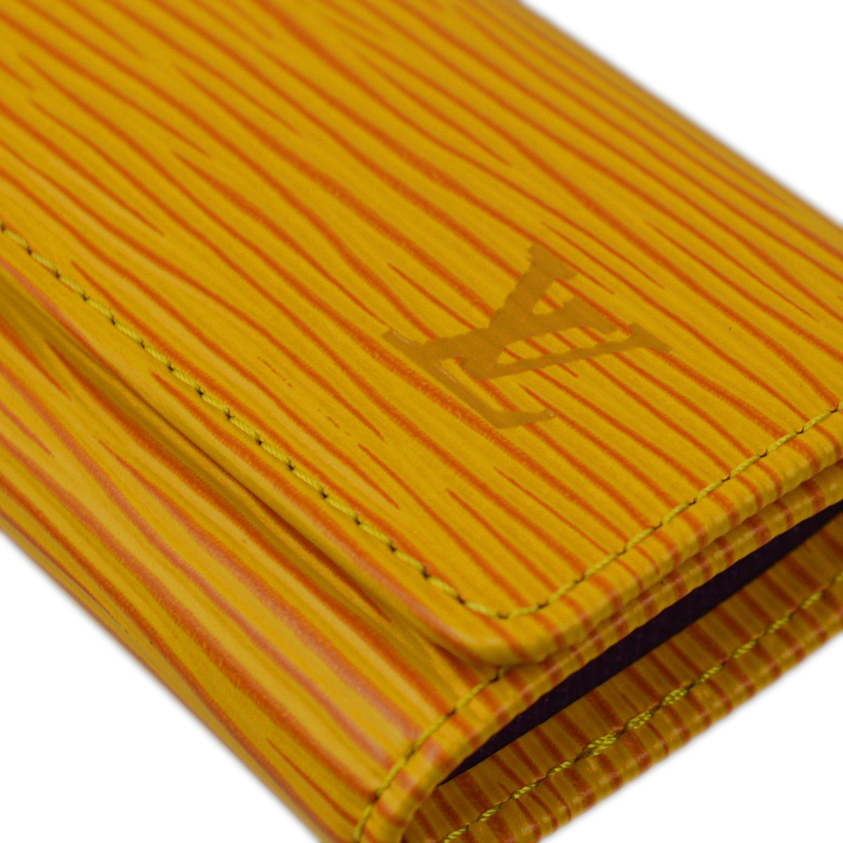 Louis Vuitton Yellow Epi Multicles 4 Key Case Small Good