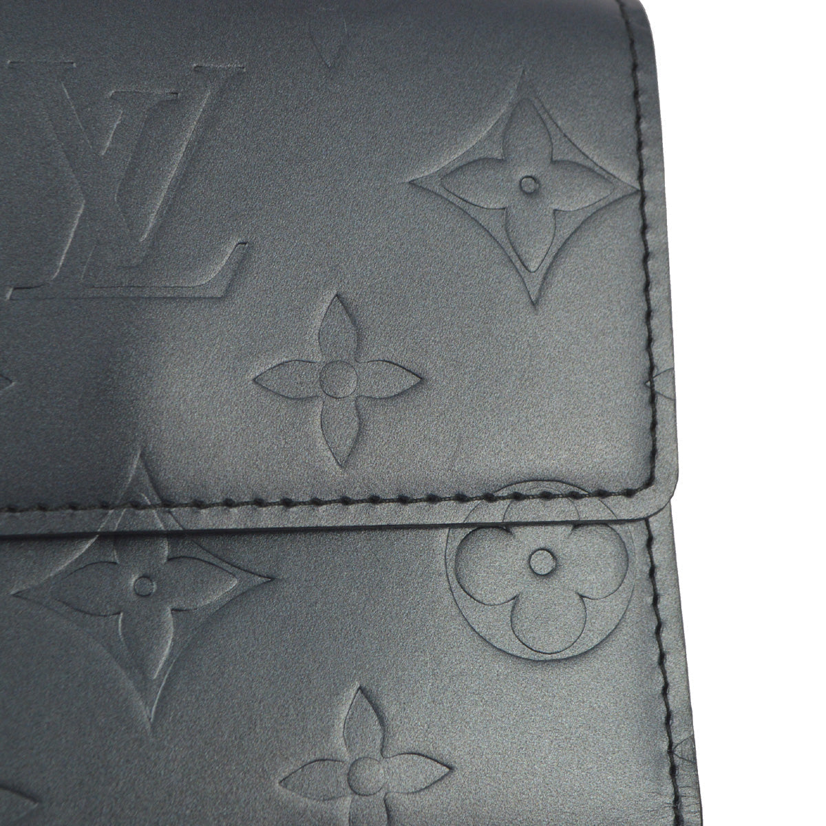 Louis Vuitton Blue Porte Monnaie Cartes Credit Wallet