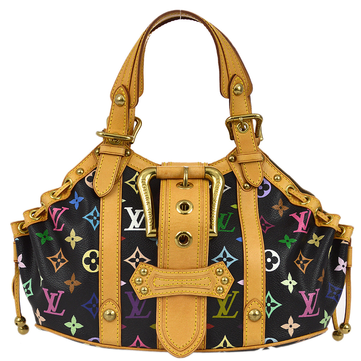 Louis Vuitton Black Monogram Multicolor Theda PM
