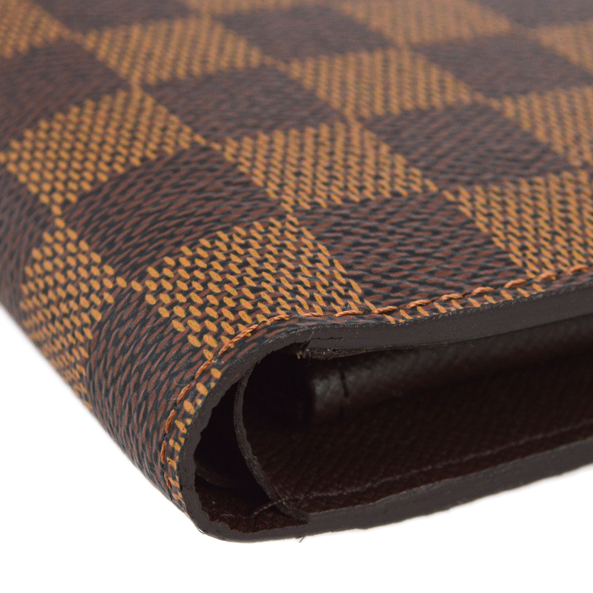 Louis Vuitton Damier Porte Billet Cartes Credit Monnaie Wallet in Brown