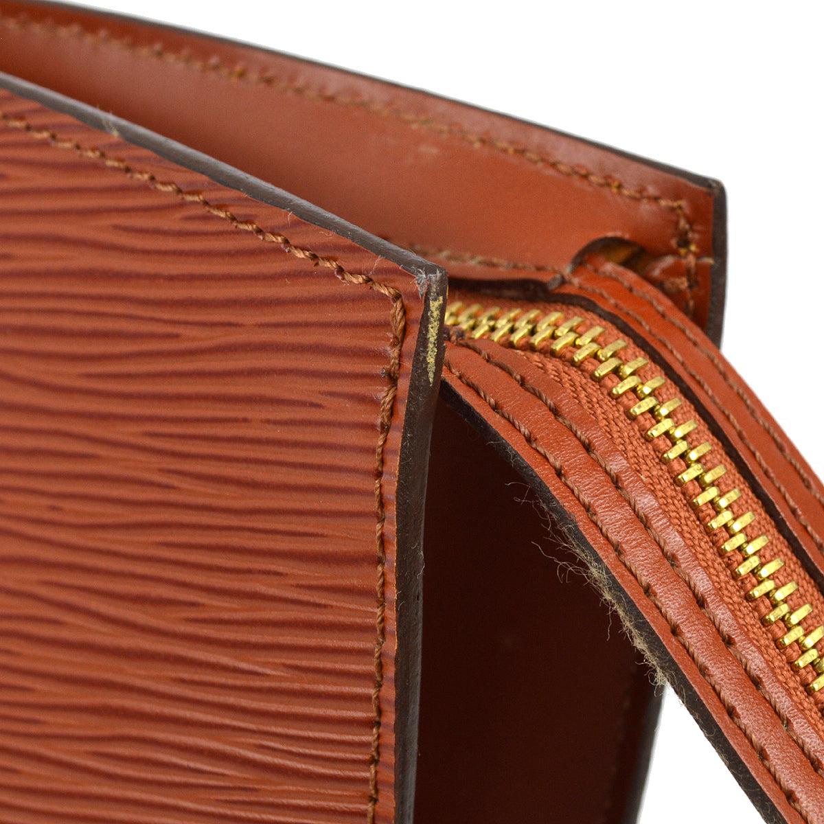 Louis Vuitton Brown Epi Saint Jacques Tote Handbag