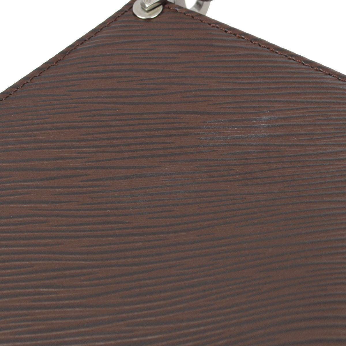 Louis Vuitton Brown Epi Pochette Demi-lune Handbag