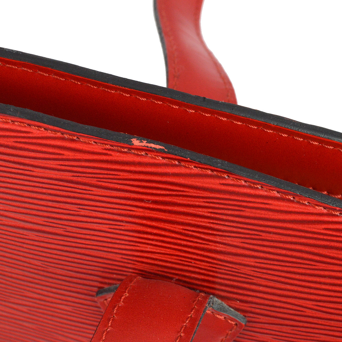 Louis Vuitton Epi Red Saint Jacques Shopping Tote Bag
