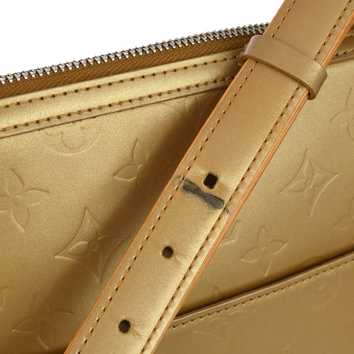 Louis Vuitton Gold Monogram Mat Sutter Shoulder Bag