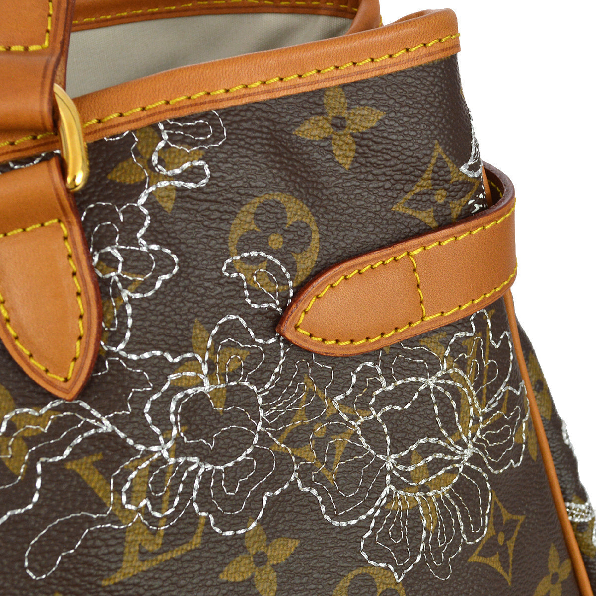 Louis Vuitton Monogram Dentelle Batignolles Horizontal Tote in Brown