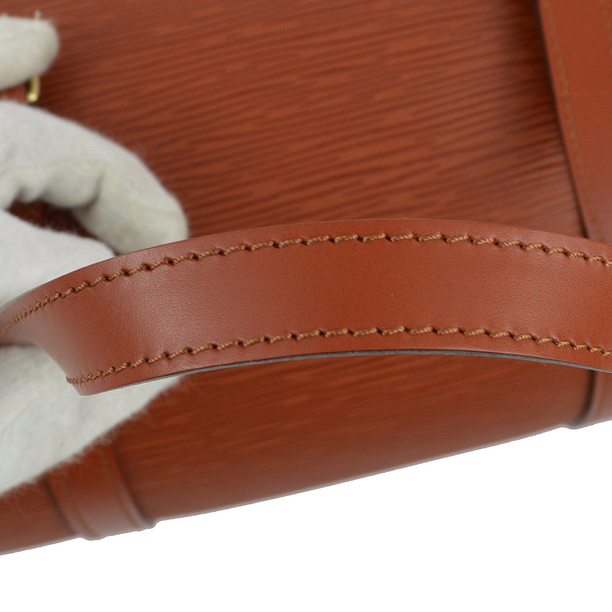 Louis Vuitton Brown Epi Soufflot Handbag