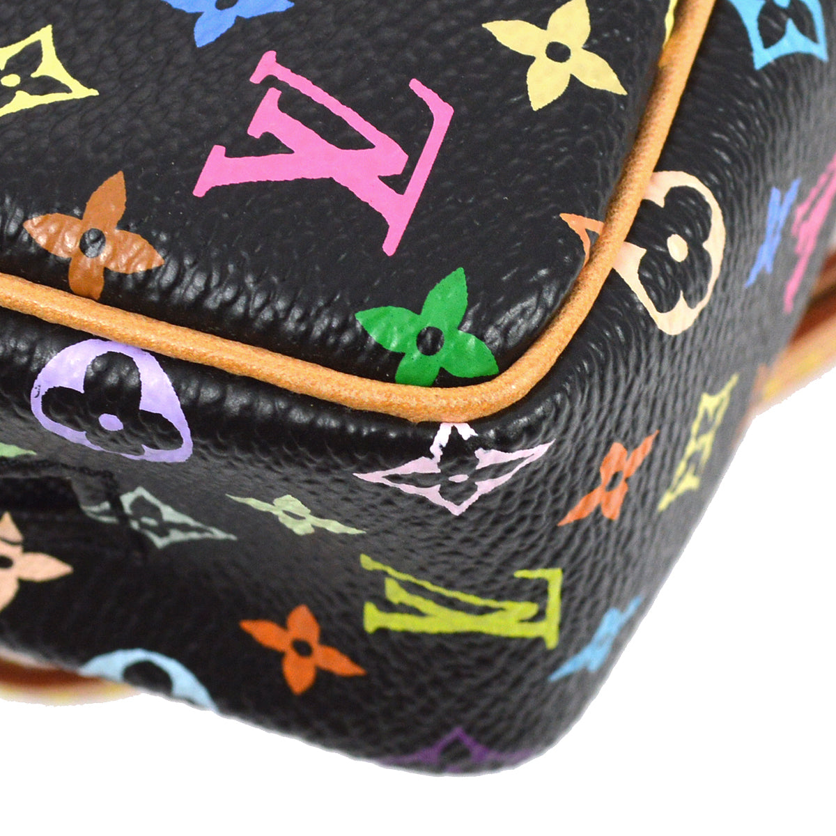 Louis Vuitton Monogram Multicolor Trousse Wapity in Black Multicolor
