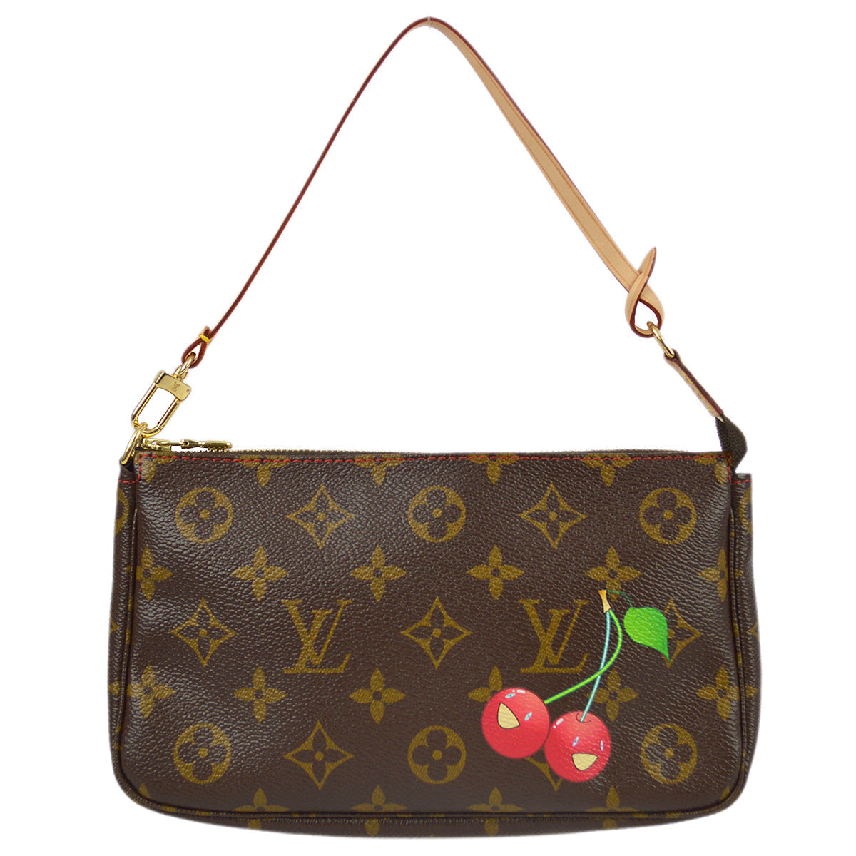 Louis Vuitton Monogram Cherry Pochette Accessoires Handbag