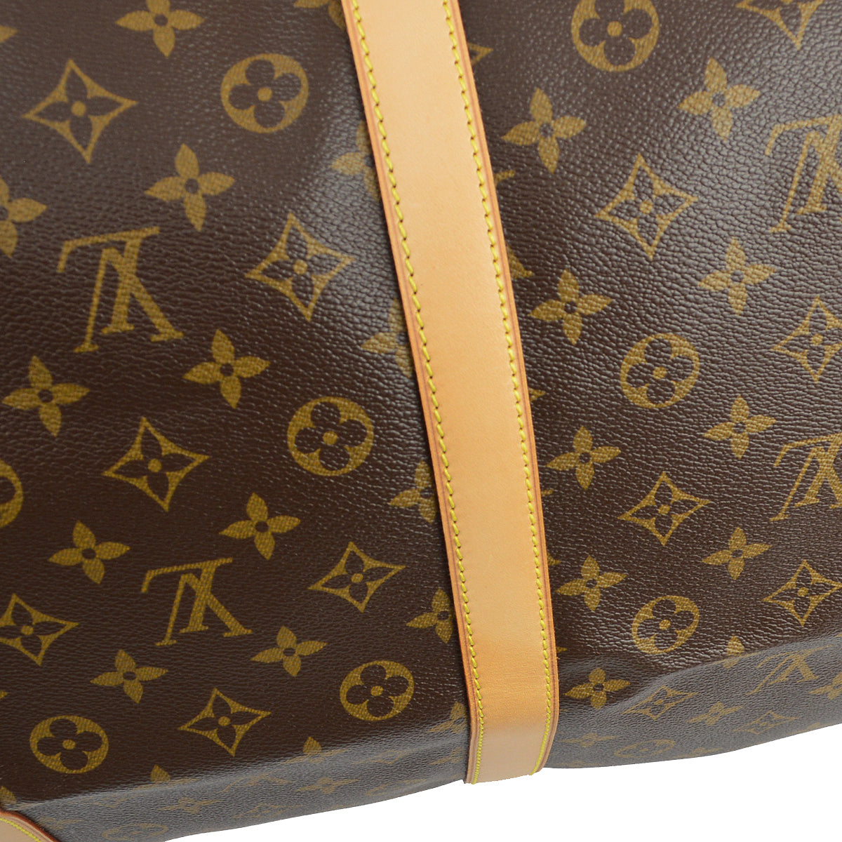 Louis Vuitton Monogram Keepall 60 Duffle Handbag in Brown