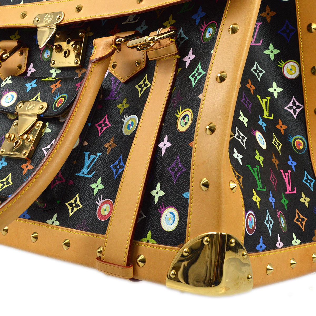 Louis Vuitton * Eye Love Monogram Multicolor Sac Gigantic
