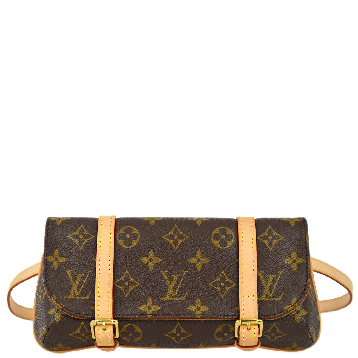 Louis Vuitton Monogram Pochette Marelle Belt Bum Bag in Brown