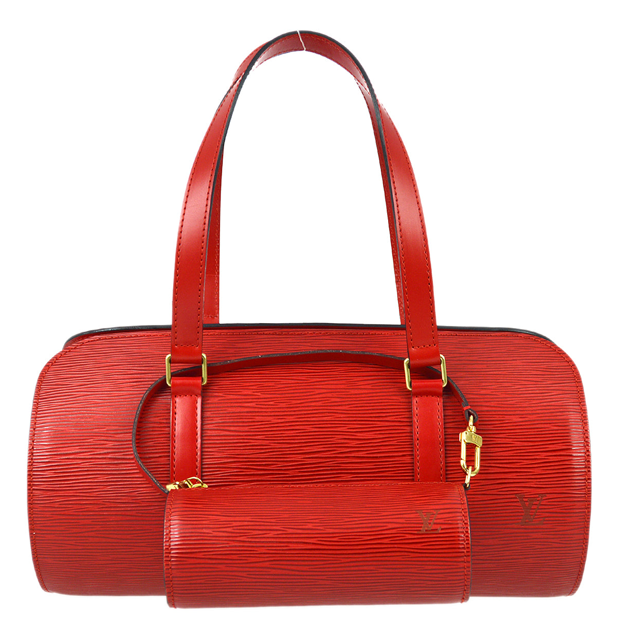 Louis Vuitton Red Epi Soufflot