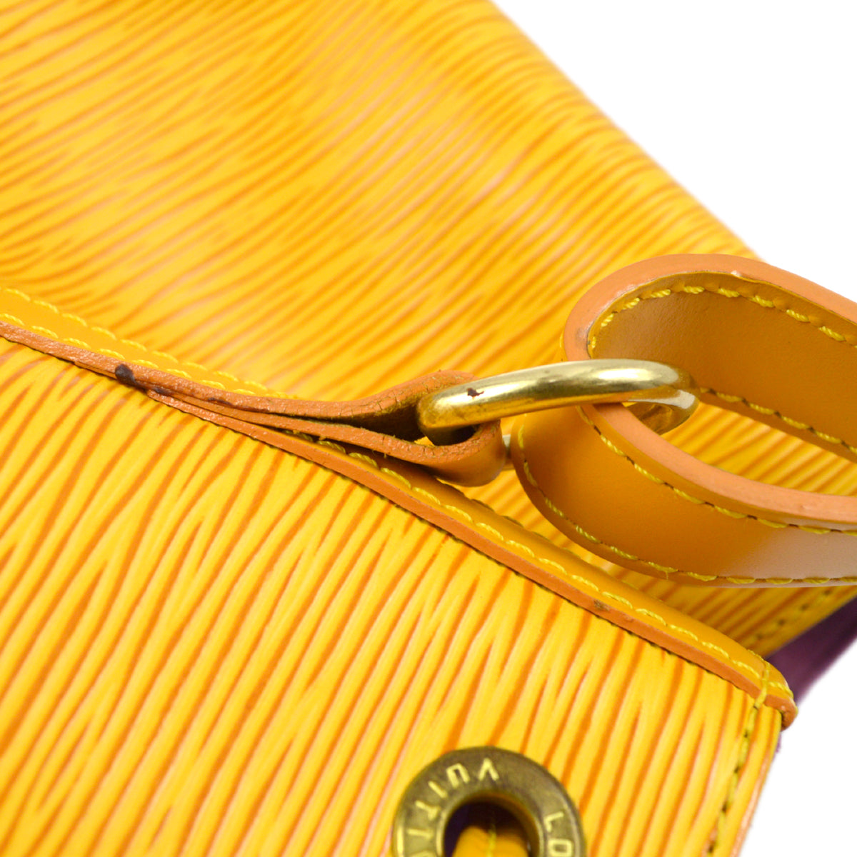 Louis Vuitton Yellow Epi Petite Noe Bucket Shoulder Bag