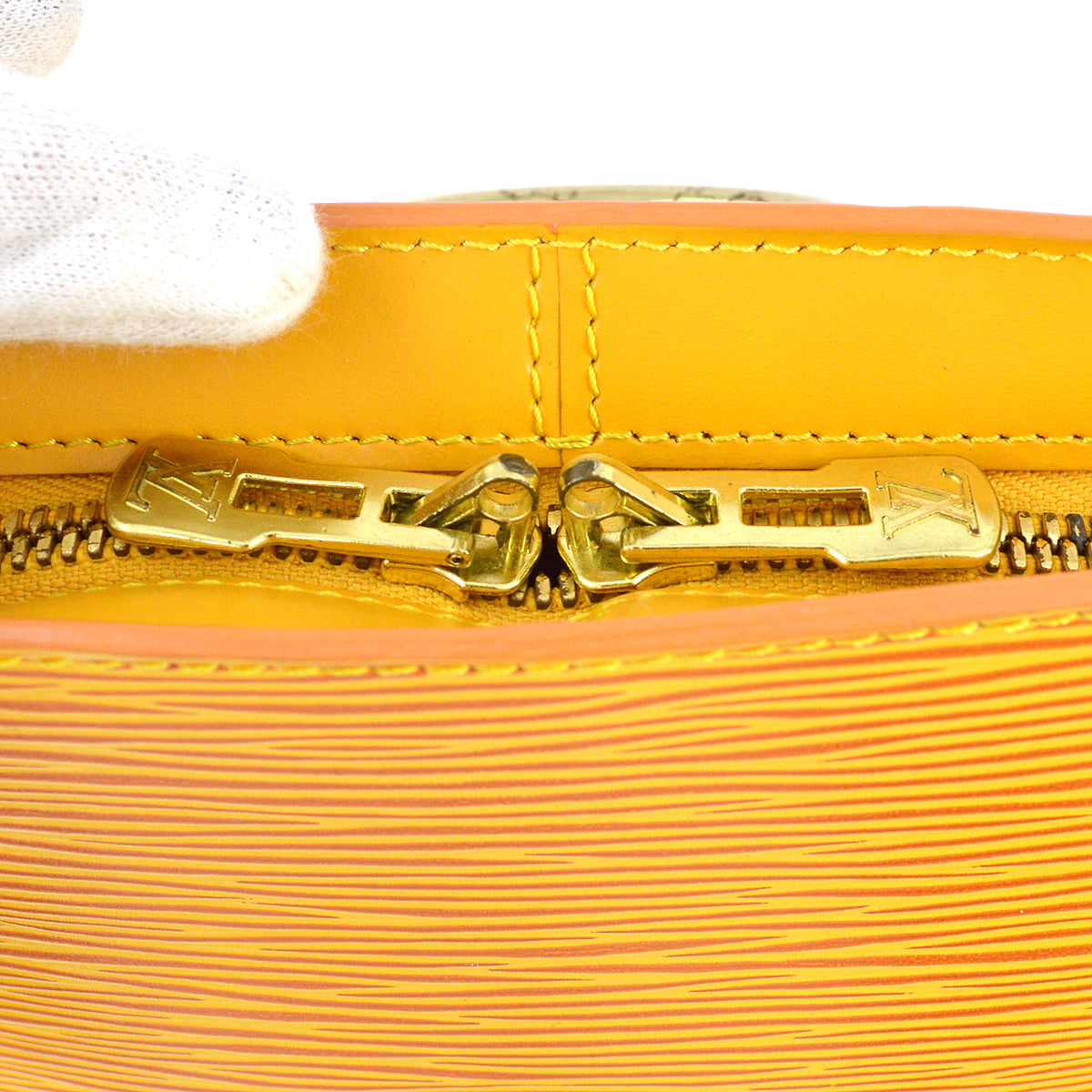 Louis Vuitton Yellow Epi Gobelins Backpack