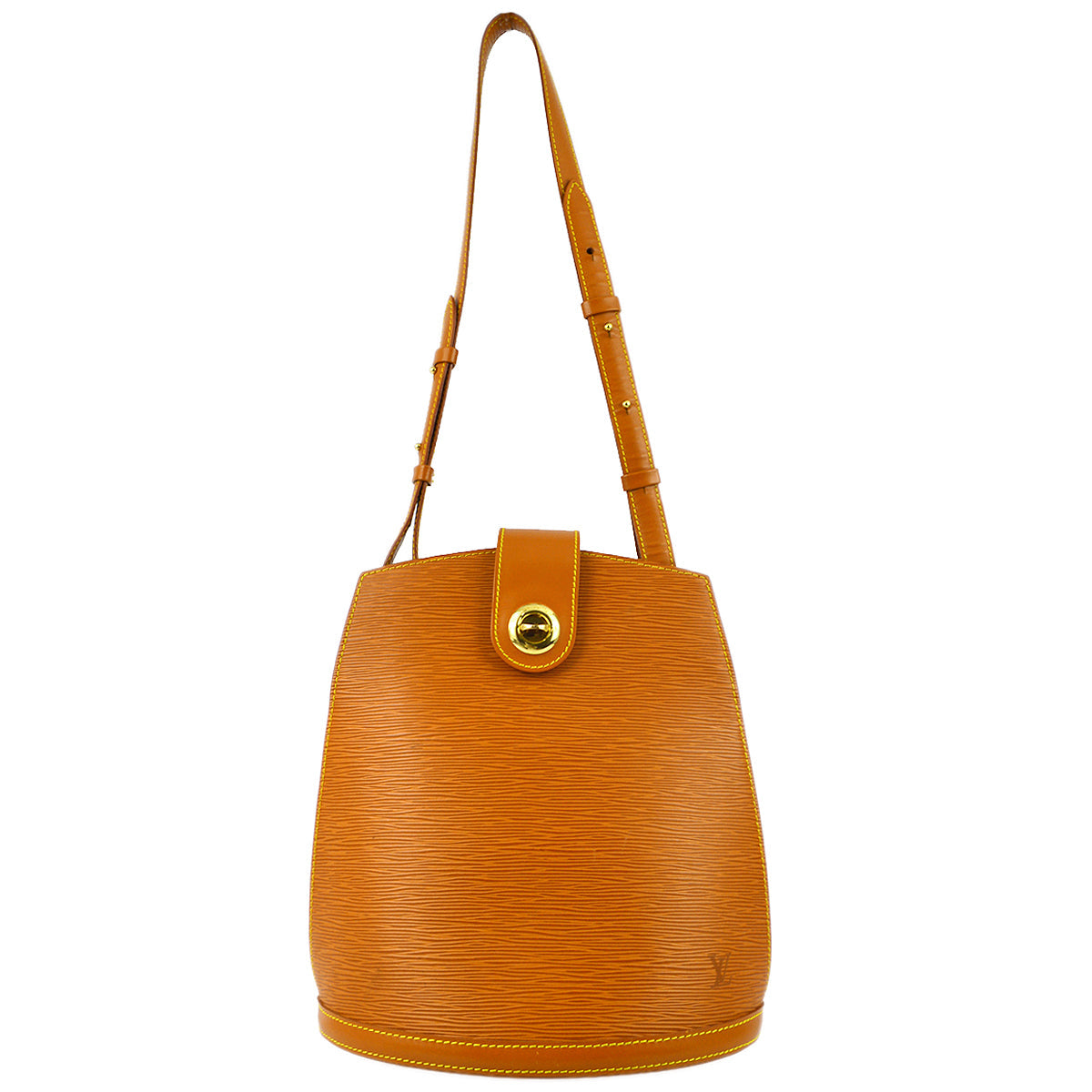 Louis Vuitton Brown Epi Cluny Shoulder Bag