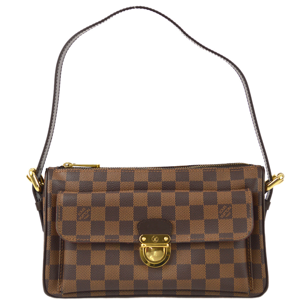 Louis Vuitton Damier Ravello GM Shoulder Bag in Brown