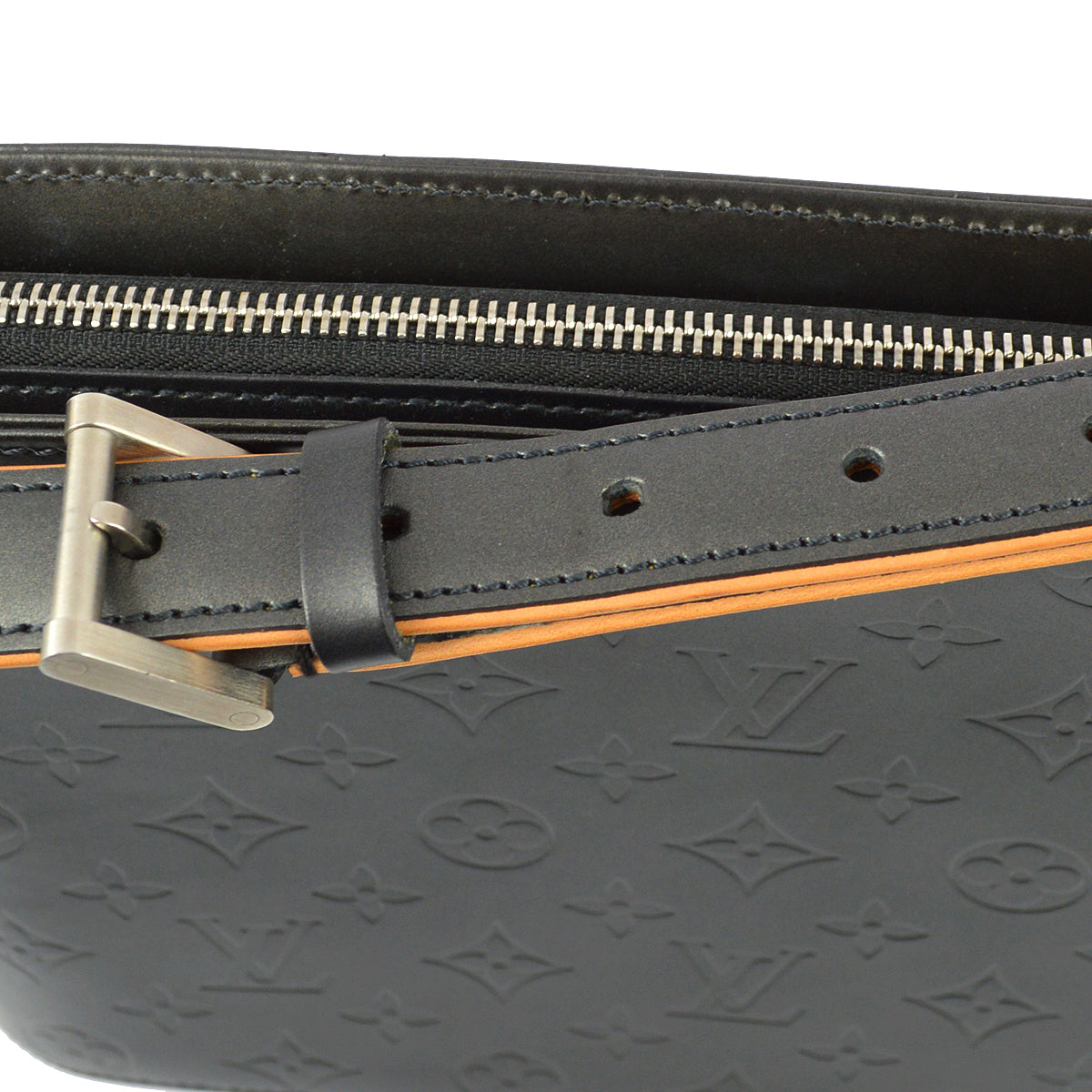 Louis Vuitton Black Monogram Mat Alston Shoulder Bag