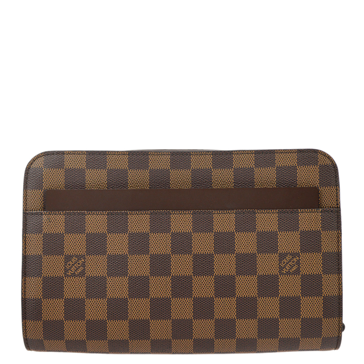 Louis Vuitton Damier Saint Louis Clutch Bag in Brown