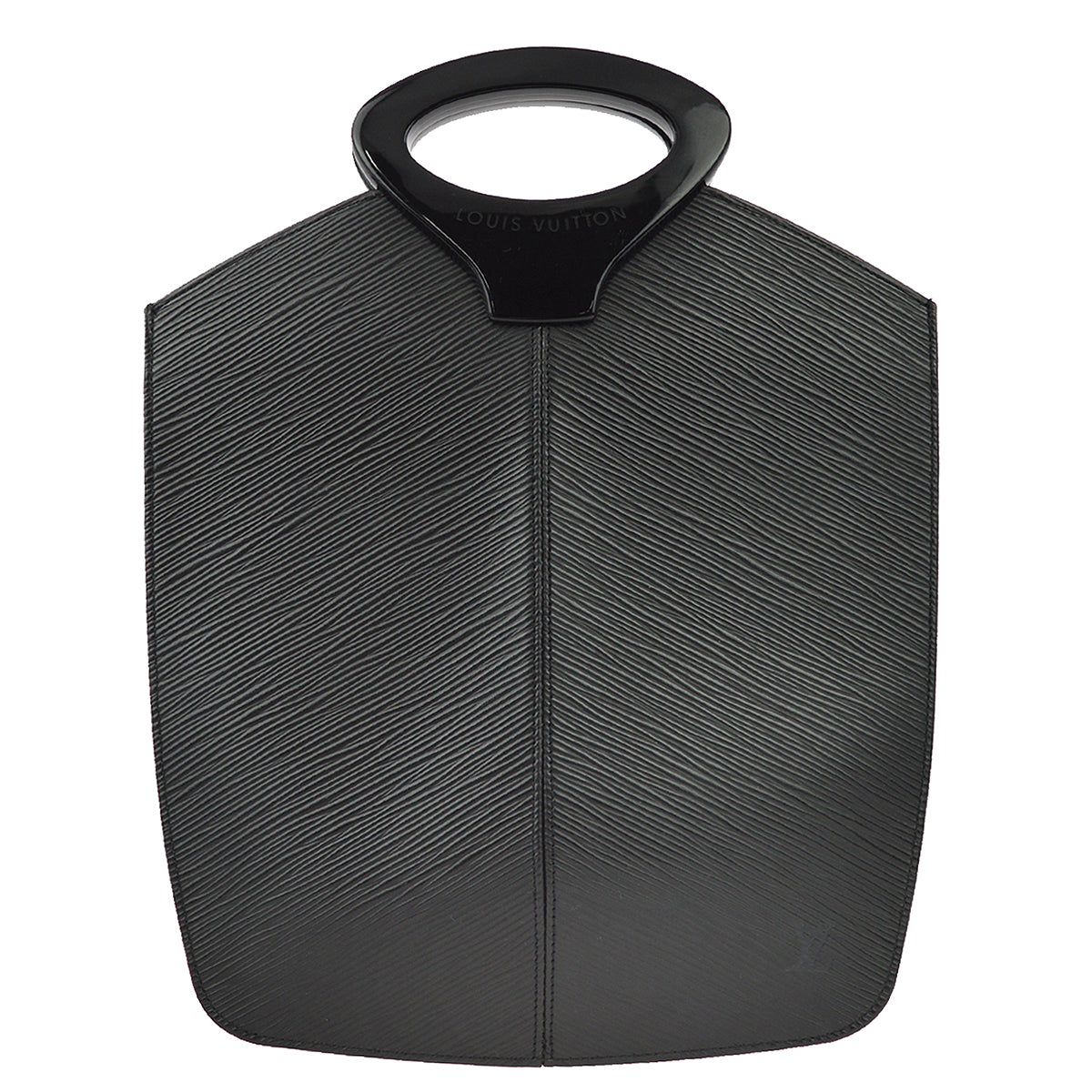 Louis Vuitton Black Epi Demi-lune Handbag