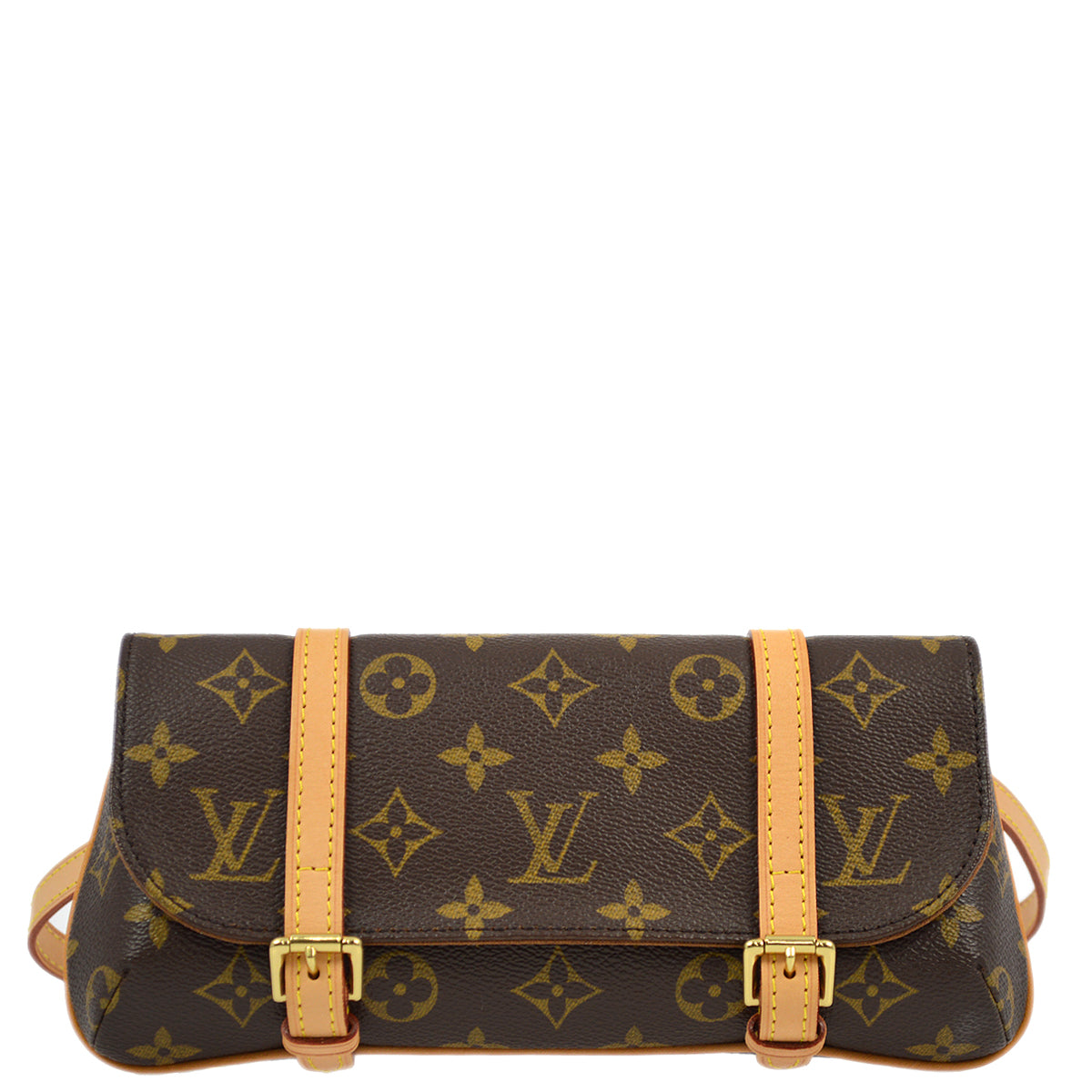 Louis Vuitton Monogram Pochette Marelle Belt Bum Bag in Brown