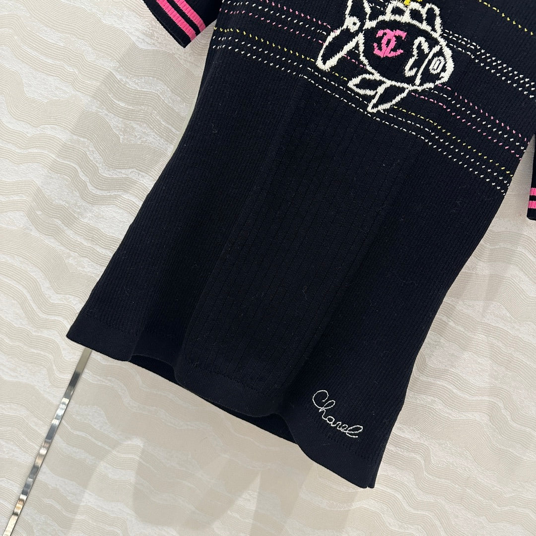 CC 25 T- shirt Black Wool - Product Image 6