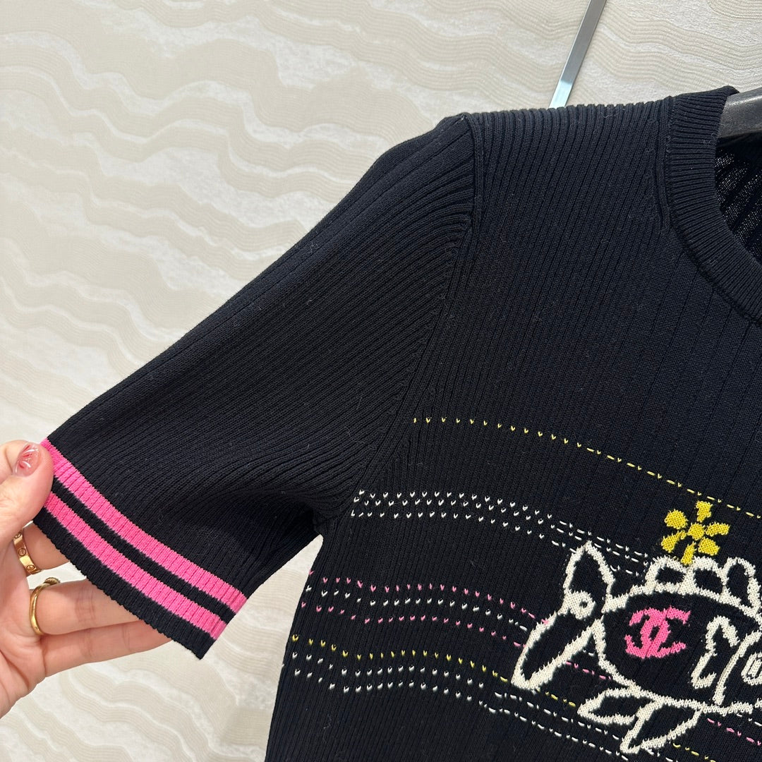 CC 25 T- shirt Black Wool - Product Image 9