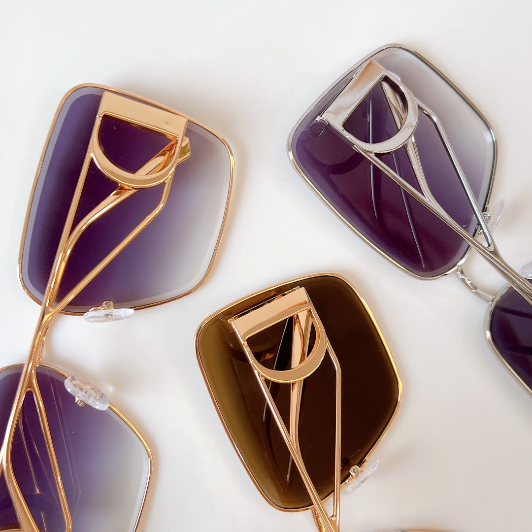 MONTAIGNE SQUARE SUNGLASS DSGTA42UCR IN METAL - Product Image 7