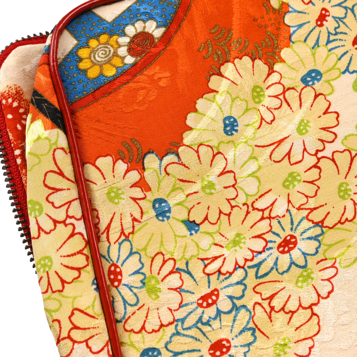 Christian Dior Multicolor Silk Embroidered Saddle Clutch - Product Image 5