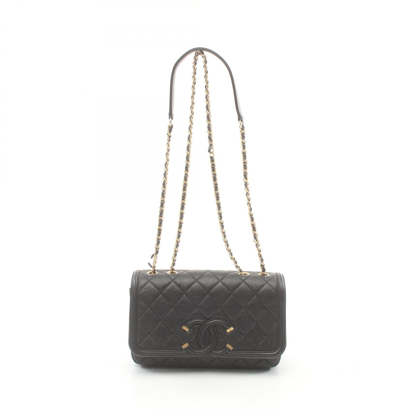 Chanel Caviar CC Filigree Shoulder Bag | Studio Nafay