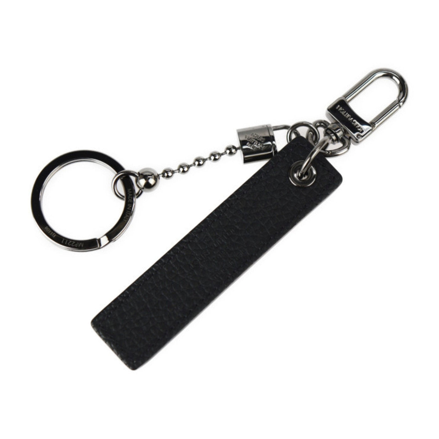 Louis Vuitton yellow Leather Keyring