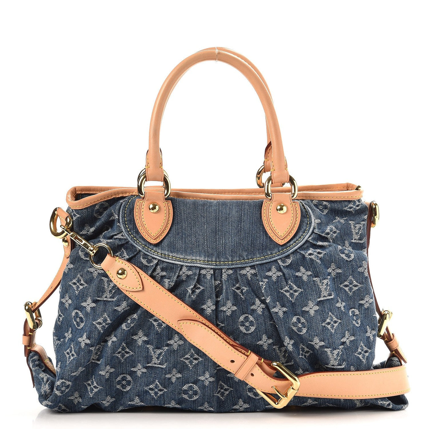 Louis Vuitton Monogram Denim Neo Cabby MM in Blue