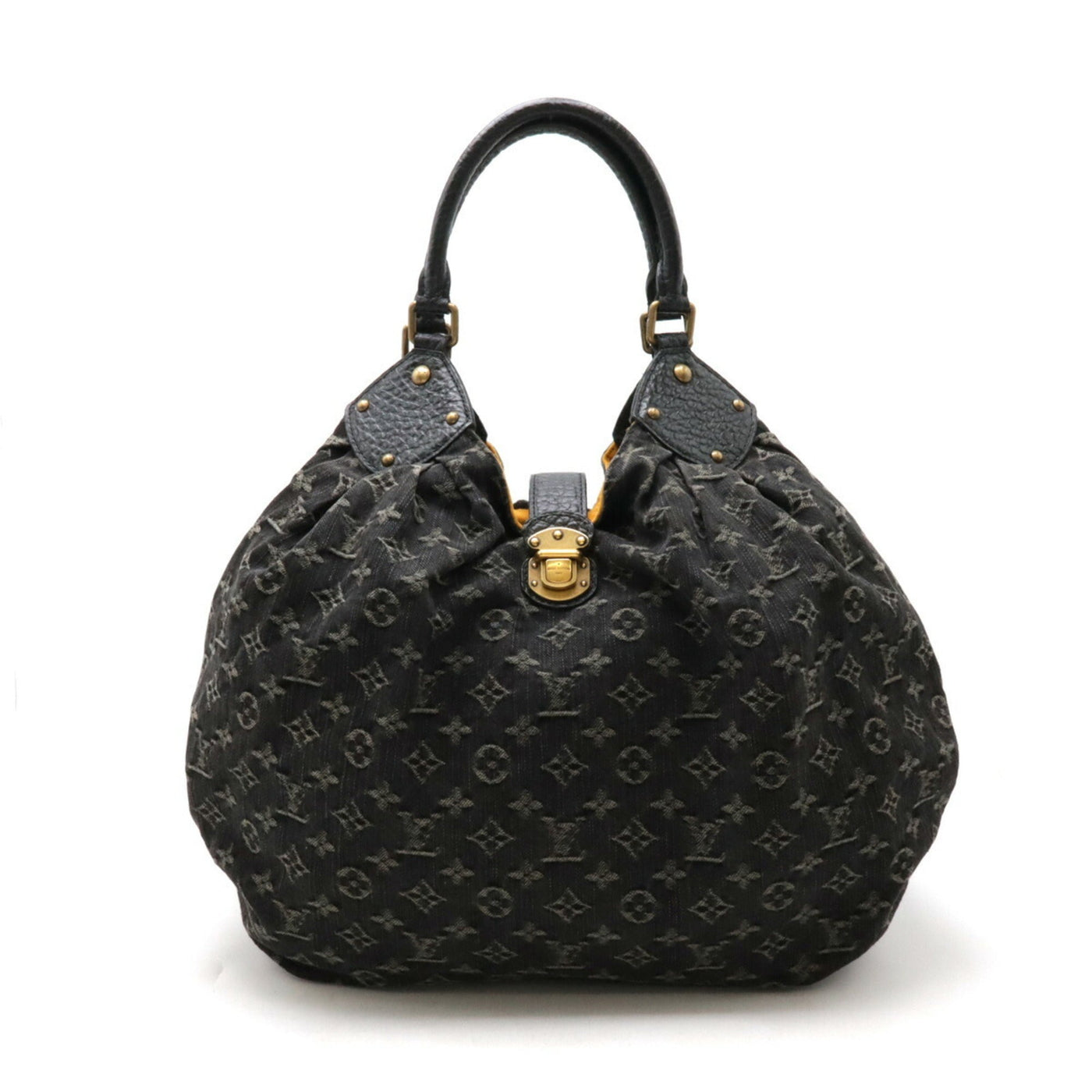 Louis Vuitton Noir Monogram blue Handbag Shoulder Bag