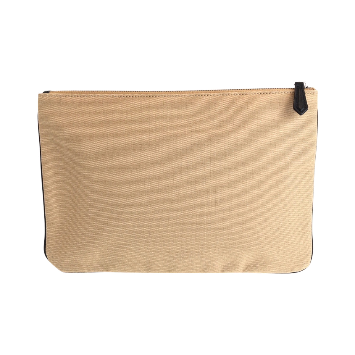FENDI Clutch bag canvas Beige SilverMetal Clutch bag business bag pouch logo Women - Product Image 2
