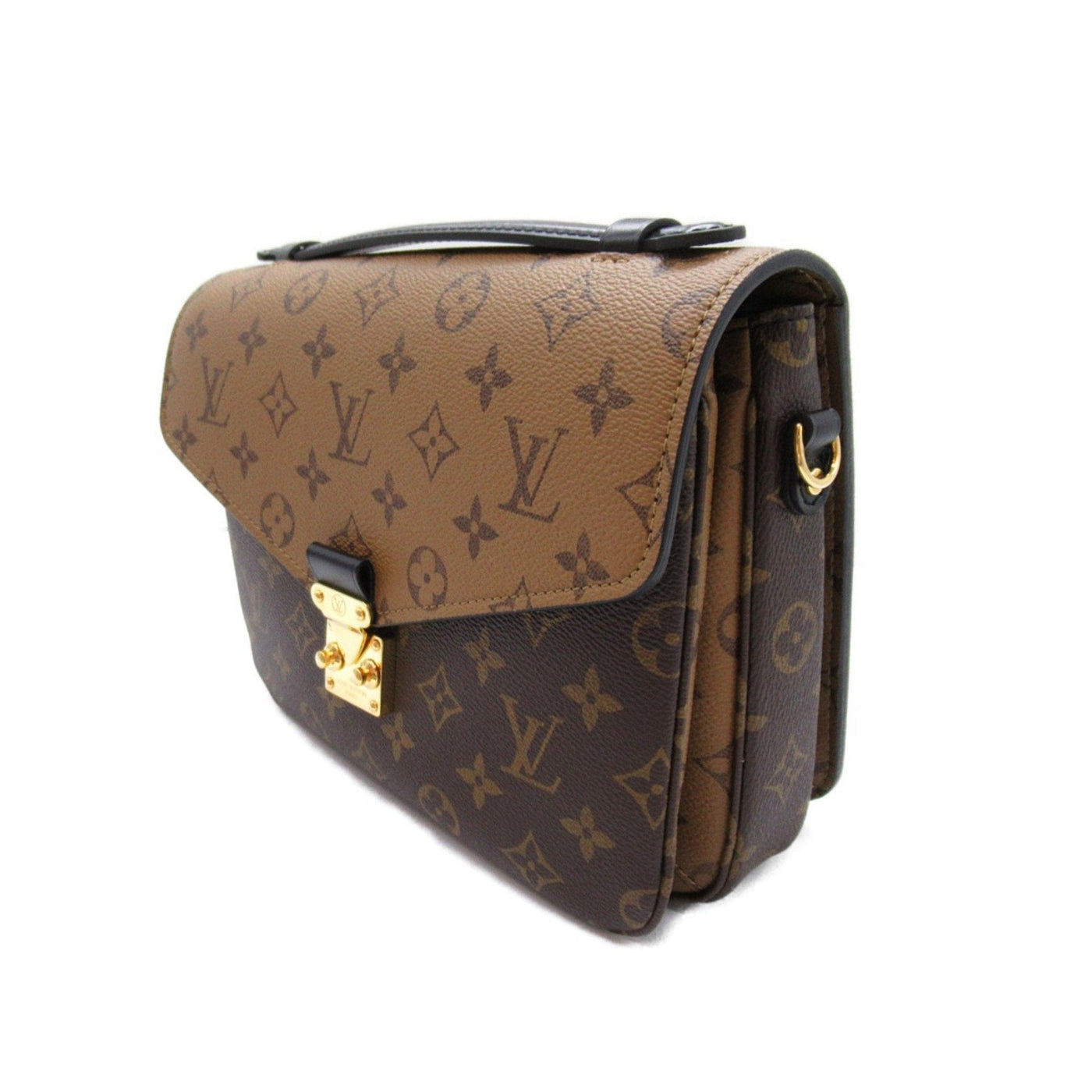 Louis Vuitton Monogram Reverse Coated Canvas Pochette Shoulder Bag