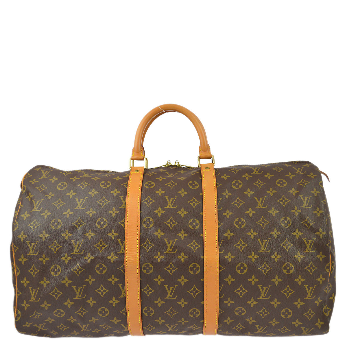 Louis Vuitton Monogram Keepall 55 Travel Duffle Handbag