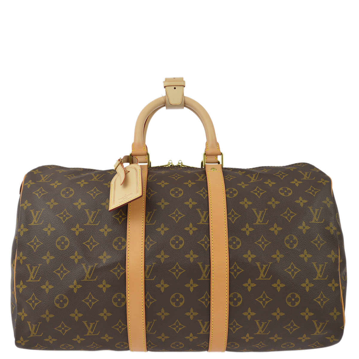 Louis Vuitton Monogram Keepall 45 Duffle Handbag