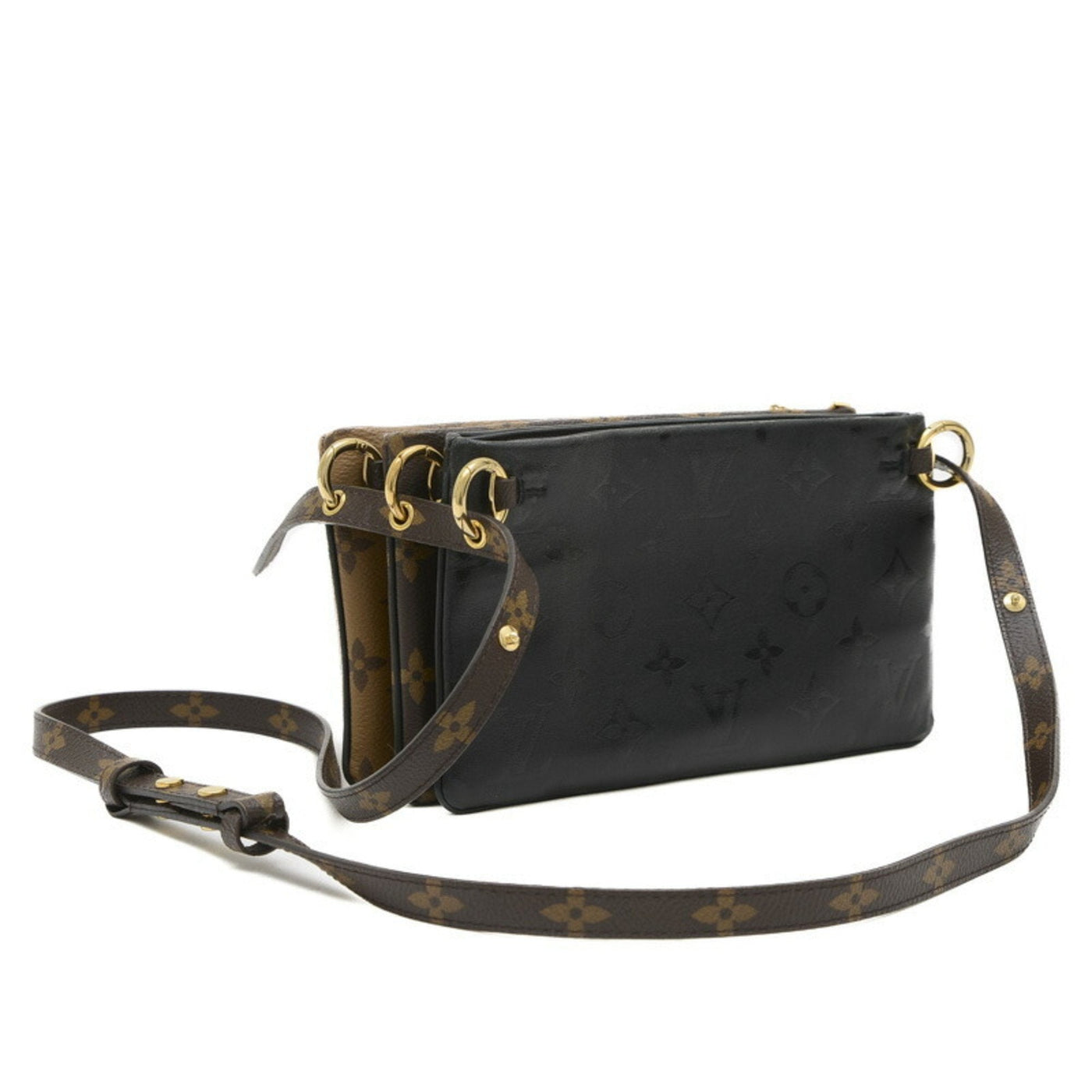 Louis Vuitton Monogram Monogram Reverse Leather Pochette Shoulder Bag