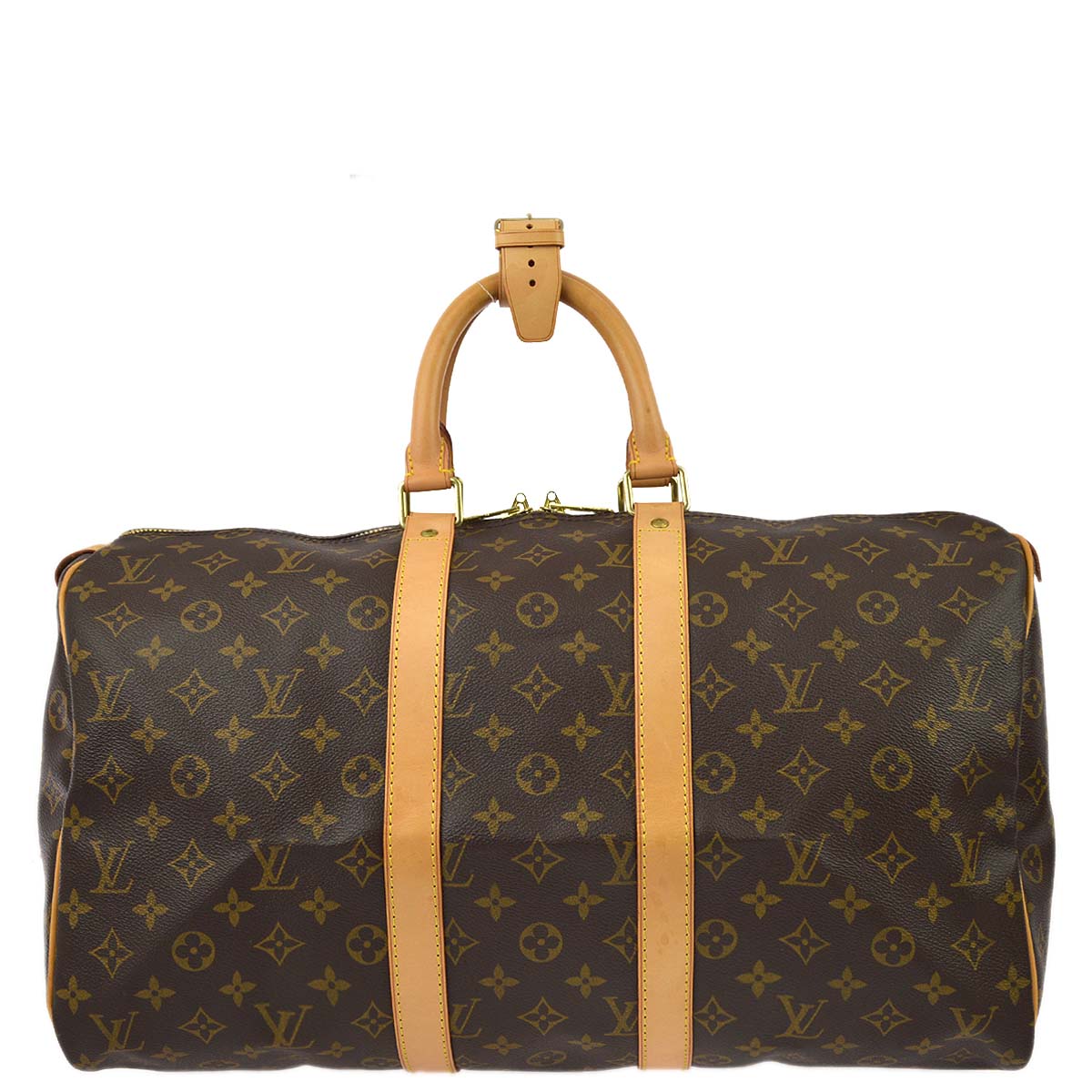 Louis Vuitton Monogram Keepall 45 Duffle Handbag