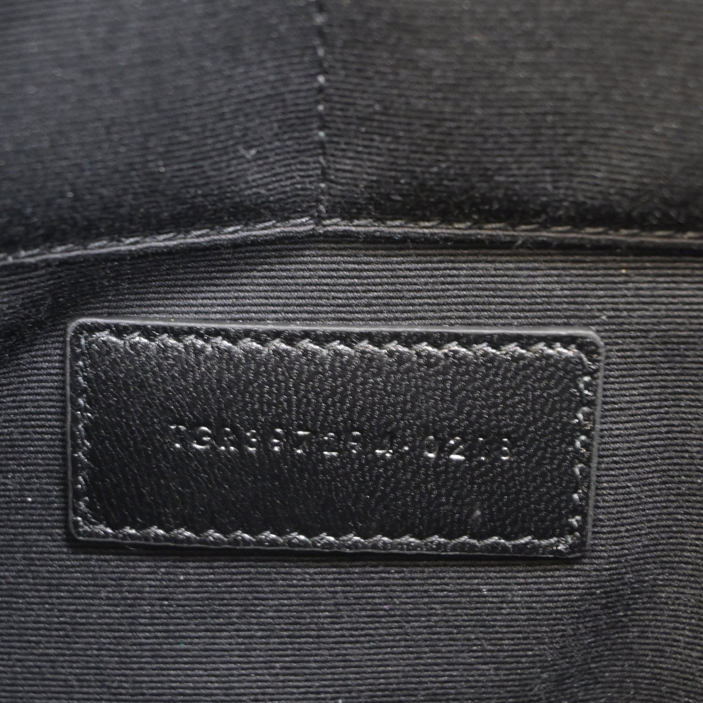 Saint Laurent Letters Large Zip Clutch in Black Leather - Product Image 6