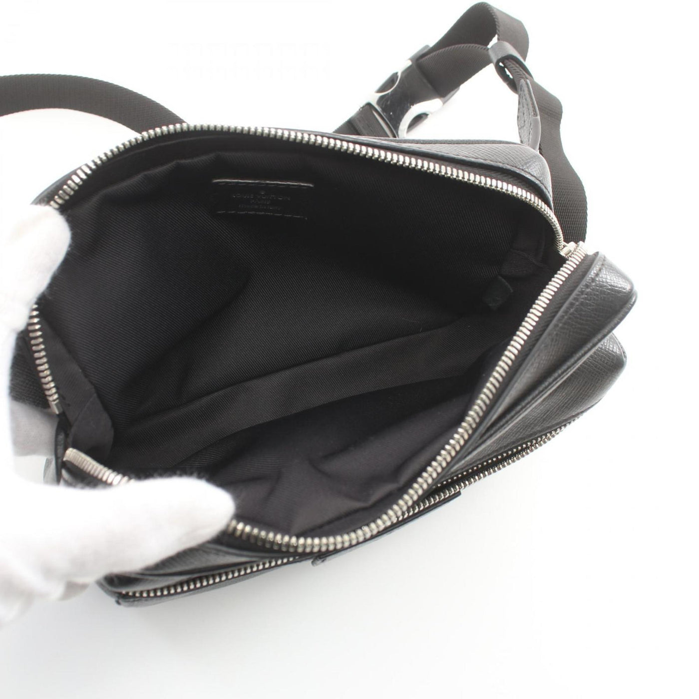 Louis Vuitton Noir Leather Fanny Pack
