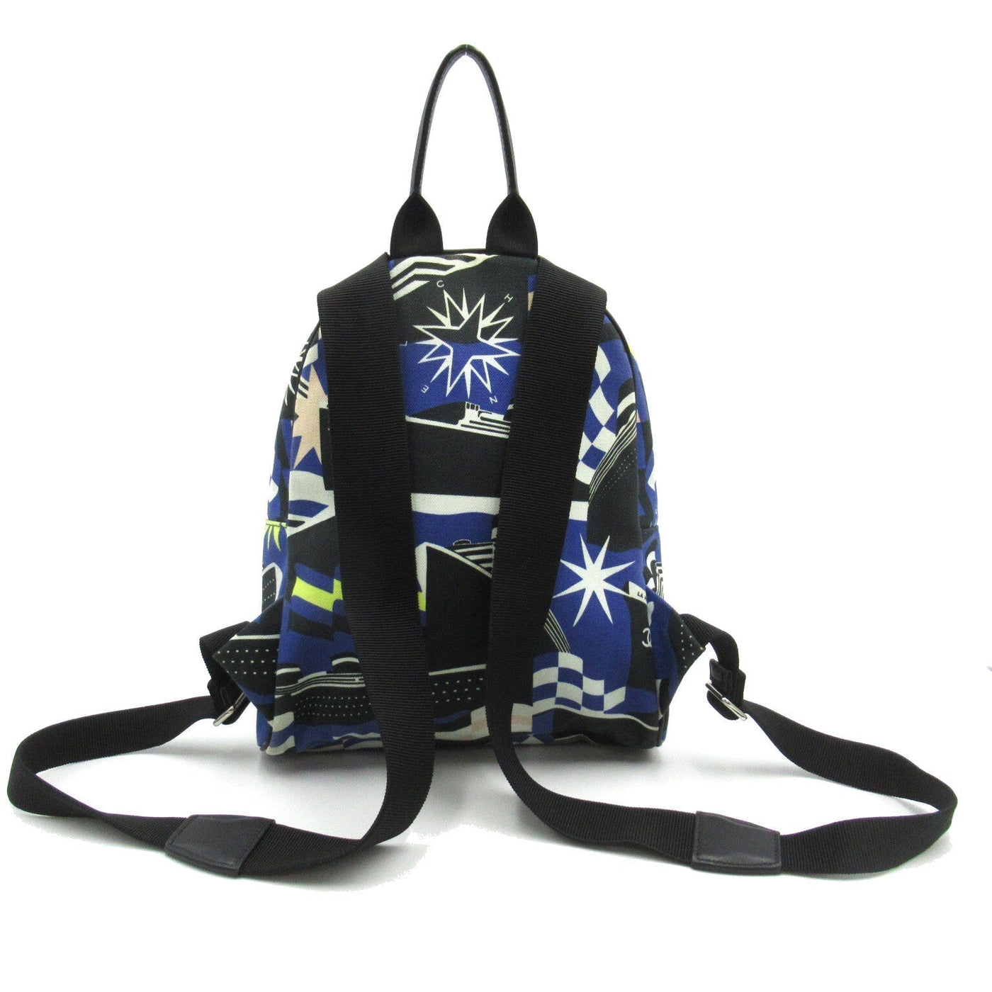 CHANEL CHANEL Cruise Line Rucksack Rucksack Backpack Bag Canvas Blue / Black Rucksack BRANDOFF | Studio Nafay
