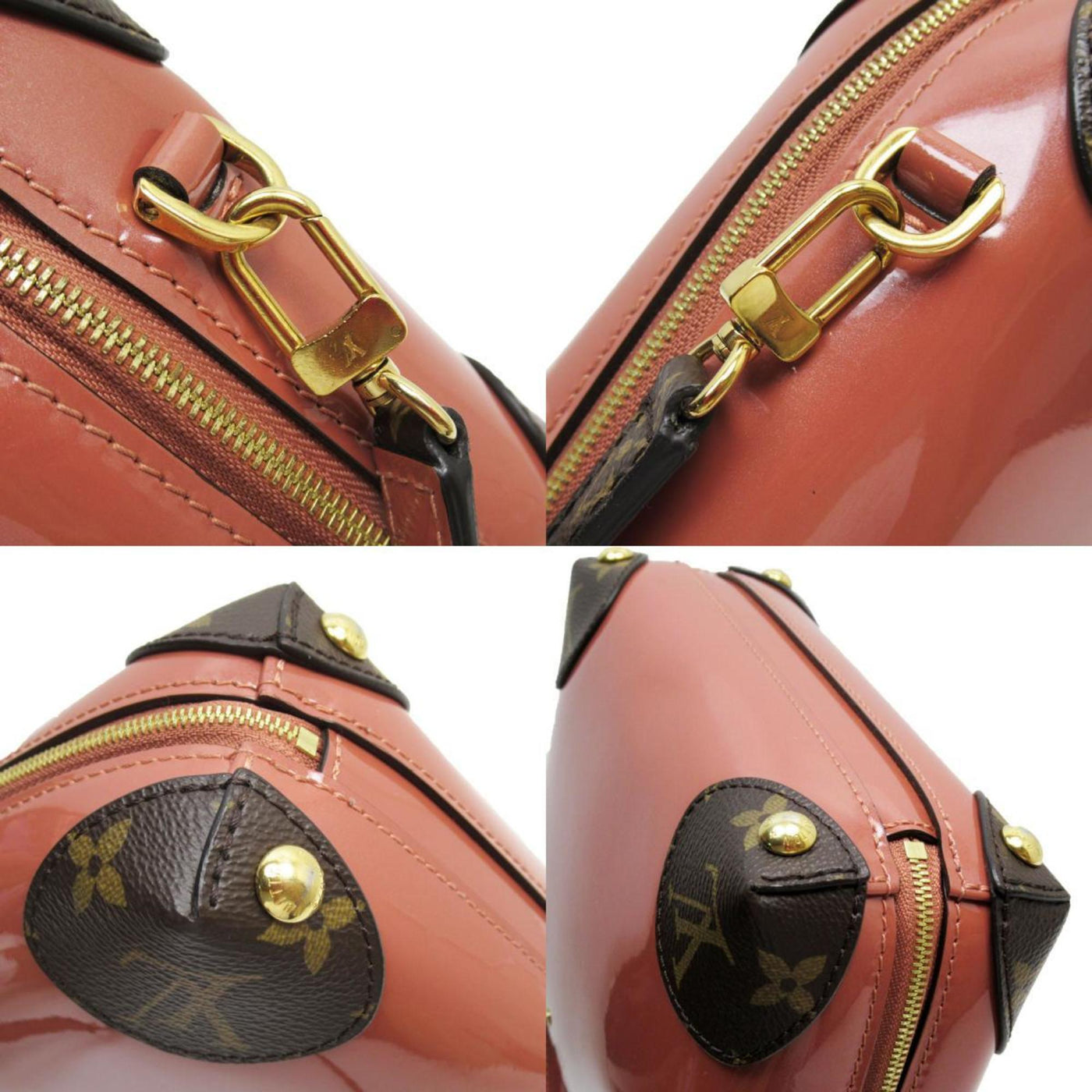 Louis Vuitton pink Monogram Patent Leather Shoulder Bag