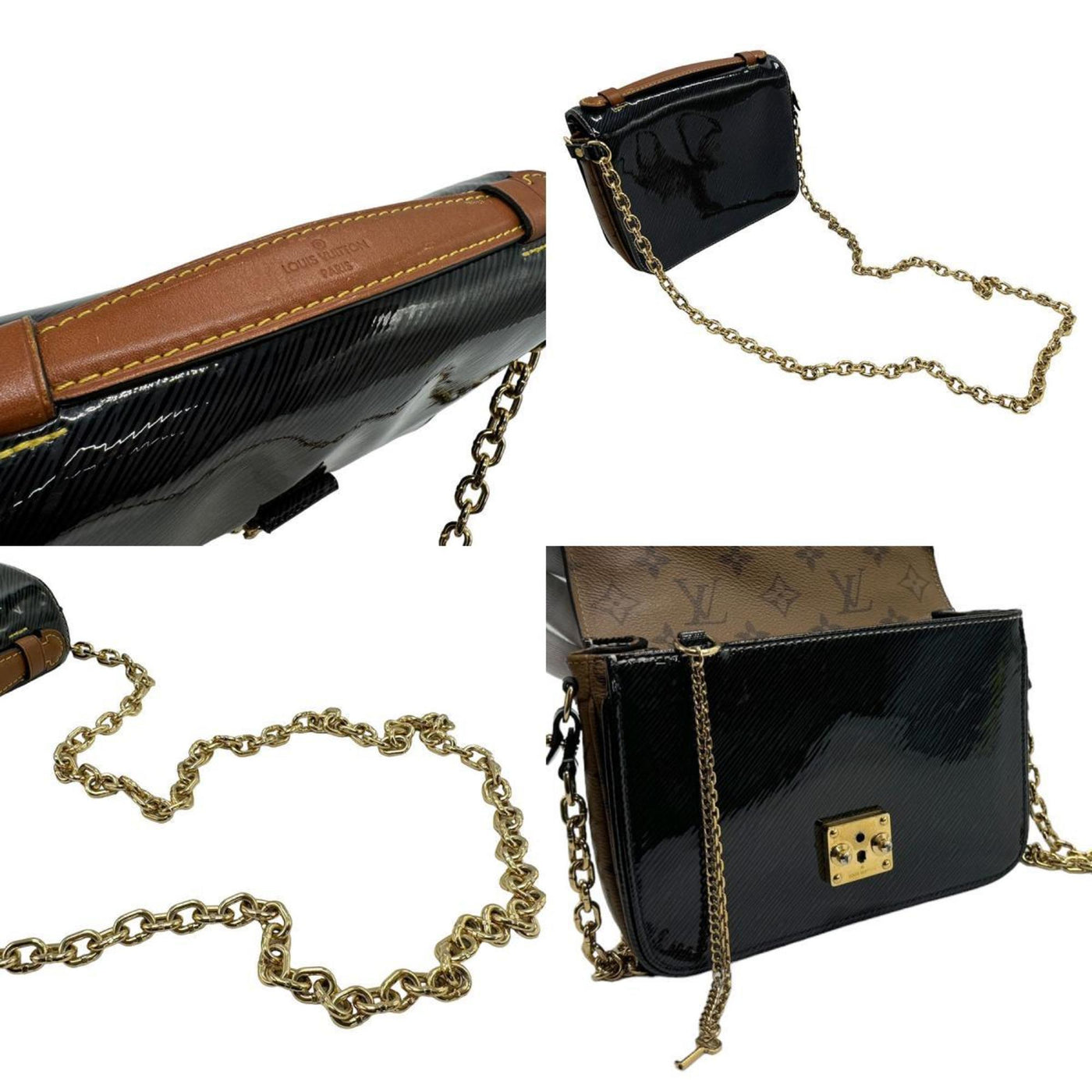 Louis Vuitton Monogram Reverse Pvc Pochette Shoulder Bag