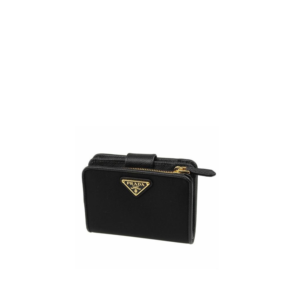 Prada Nylon and Leather French Wallet | Studio Nafay